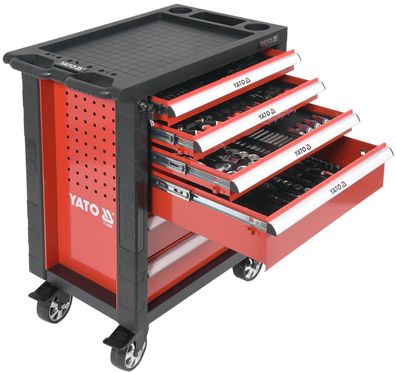 Werkstattwagen 975x765x465mm inkl. Werkzeug 177-teilig
