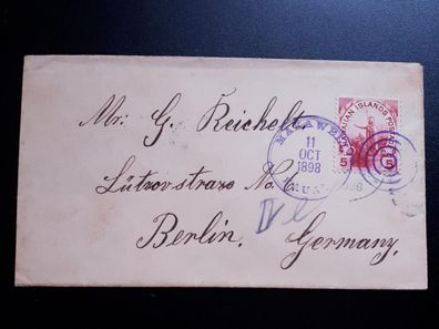 Beleg Makaweli Kauai/Hawaii nach Berlin 1898