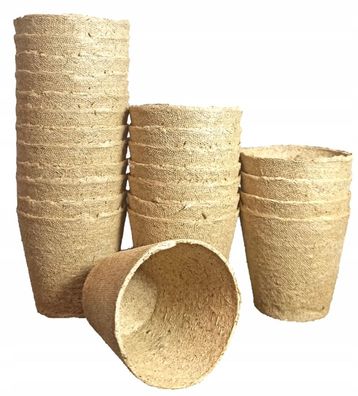 Jiffy Anzuchttöpfe Abbaubar Rund Torf Saattopf 8x8cm Pflanzen Anzucht 24 Stück