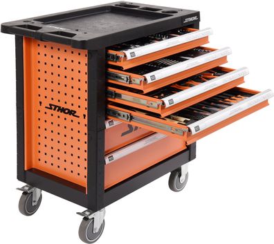 Werkstattwagen 901x770x458mm inkl. Werkzeug 302-teilig
