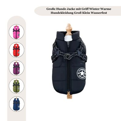 Wasserdichte & warme Hundejacke XXL - Integriertes Baumwollweste für Hund