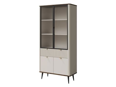 Hochvitrine Marly 1SD2W REG 2 Hochvitrine Metallfüße Wohnzimmer Kollektion