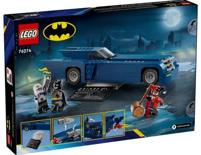 Lego Super Heroes 76274 Batman™ im Batmobil™ vs. Harley Quinn™ und Mr. Freeze™