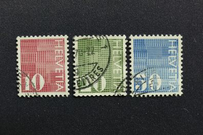 Schweiz MiNr. 933-935 gestempelt (AK 618)
