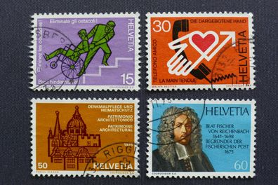 Schweiz MiNr. 1058-1061 gestempelt (AK 318)