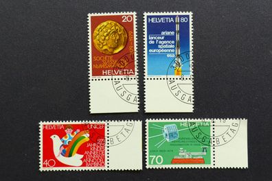 Schweiz MiNr. 1161-1164 gestempelt (AK 966)