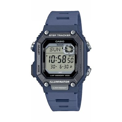 Casio WS-B1000-2AVEF Herren Uhr Digital, Bluetooth, Blau, Resin