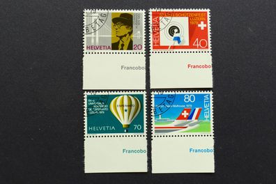 Schweiz MiNr. 1150-1153 gestempelt (AK 322)