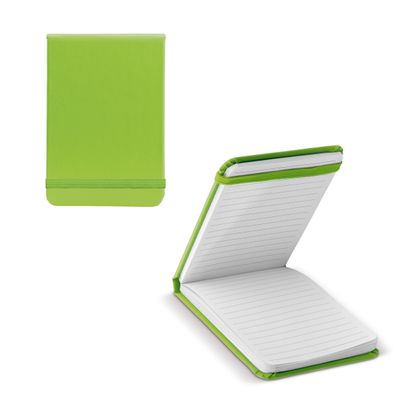 Reporter Notizbuch / DIN A6 / 160 S. / liniert / PU Hardcover / Farbe: hellgrün