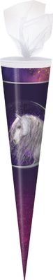 Schultüte / Zuckertüte / 70cm / rund / "White Horse"