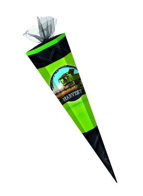 Schultüte / Zuckertüte / 85cm / eckig / "Mähdräscher"