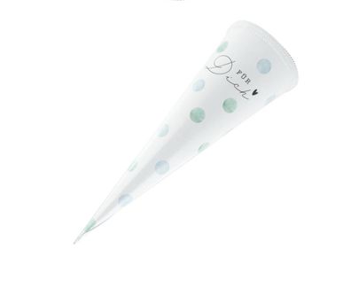 Schultüte / Zuckertüte / Geschenktüte / 40cm / rund / "Für Dich"