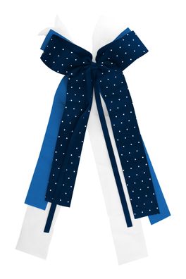 Schultütenschleife / Dekoschleife / ca. 23 x 50 cm / Farbe: blau