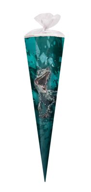 Herlitz Schultüte / Zuckertüte / 85cm / eckig / "Dinosaurier T-Rex"