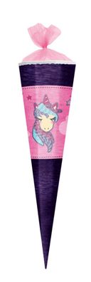 Herlitz Schultüte / Zuckertüte / 85cm / eckig / "Einhorn"