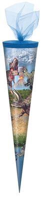 Schultüte / Zuckertüte / 70cm / rund / "Dinotopia"