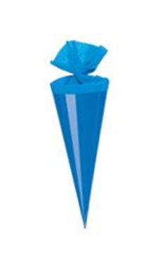 25 Deko Schultüten / Länge: 12cm / Farbe: blau