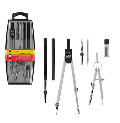 Herlitz Zirkelkasten / 7tlg