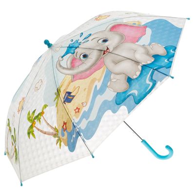 Kinder Regenschirm / &Oslash;83x66cm / "Elefant"