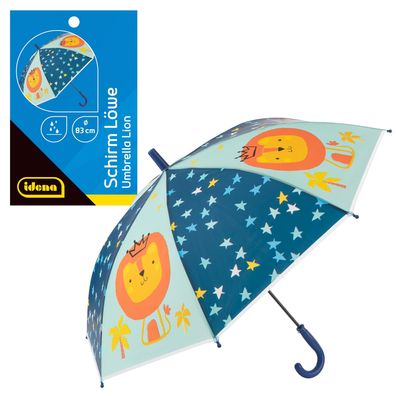 Kinder Regenschirm / &Oslash;83x66cm / "Löwen"