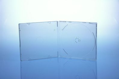 200 CD/DVD Hüllen unzerbrechlich / transparent ultraklar / slimcase