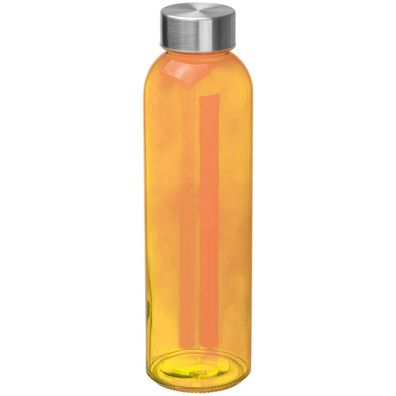 Trinkflasche / aus Glas / Füllmenge: 500ml / Farbe: orange