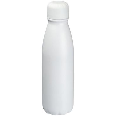 Trinkflasche / aus Aluminium/ Füllmenge 0,6l / Farbe: weiß