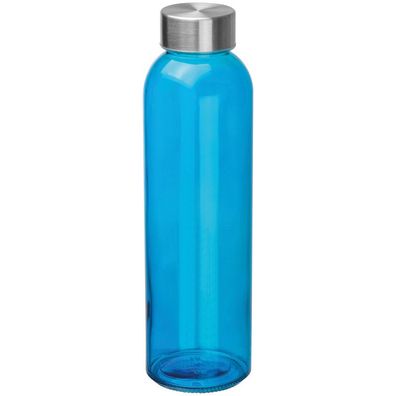 Trinkflasche / aus Glas / Füllmenge: 500ml / Farbe: blau