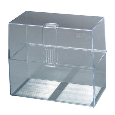 Herlitz Karteikasten / Lernbox / DIN A6 / transparent