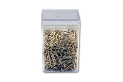 500 Briefklammern Büroklammern 26mm vermessingt