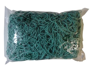 1kg Para-Gummibänder Gummiringe grün Breite=1mm &Oslash; 20mm