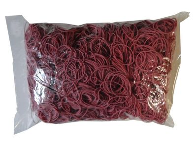 1kg Gummibänder Gummiringe rot Breite=5mm &Oslash; 60mm