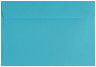 25 farbige Briefumschläge / Din C6 / Farbe: blau