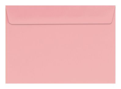 100 farbige Briefumschläge / Din C6 / Farbe: rosa