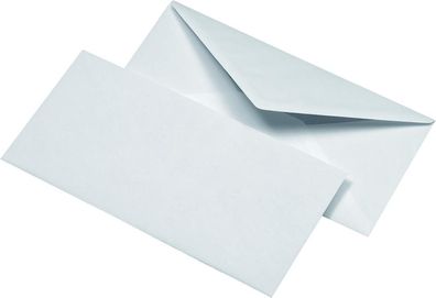 500 Briefumschläge Din lang mit Seidenfutter