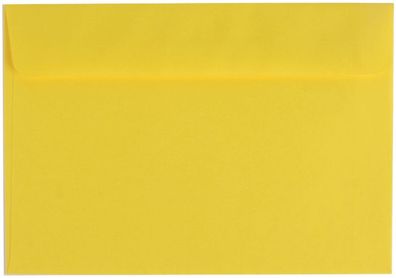 100 farbige Briefumschläge / Din C6 / Farbe: gelb