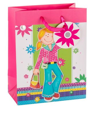 Teenager Geschenktasche / Geschenkbeutel / Geschenktüte / Maße: 23x18x10cm