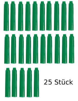 25 Füllerpatronen / Tintenpatronen / Farbe: grün