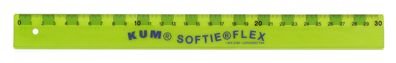 biegsames Lineal / 30cm / flexibel / Farbe: gelb-grün