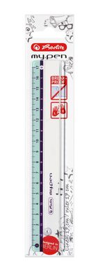 Herlitz Lineal "my. pen" / 17cm / Farbe: türkis