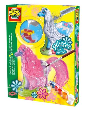 Gießen und anmalen "Gipspferd mit Mähne"