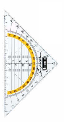 10x IDENA Superflex Geo-Dreieck Geometriedreieck / biegsam