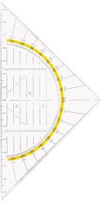 Geo-Dreieck Geometriedreieck biegsam