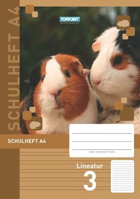 Schulheft DIN A4 Lineatur 3 3. Schuljahr