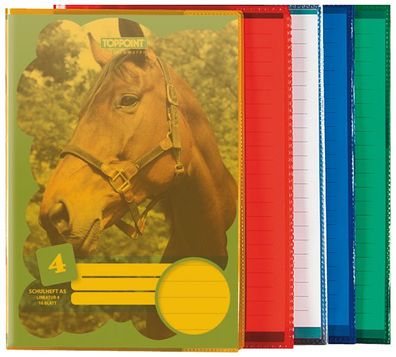 25 Heftumschläge DIN A5 transparent klar