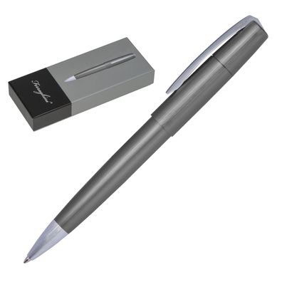 Drehkugelschreiber aus Metall / incl. Geschenkverpackung / Farbe: anthrazit