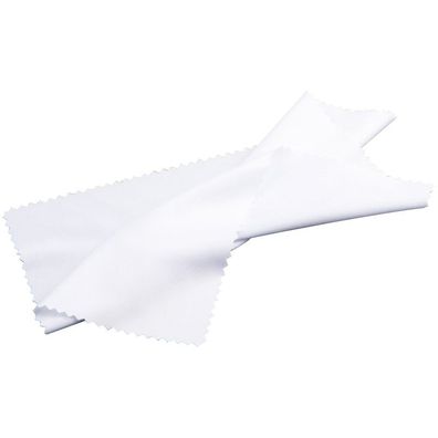10x Brillenputztuch / Mikrofasertuch / Farbe: weiß