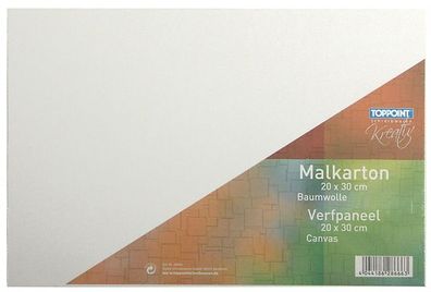 10x Malkarton 20x30cm Malpappe