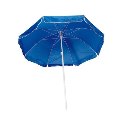 Strandschirm / Sonnenschirm / stufenlos verstellbar / Farbe: blau