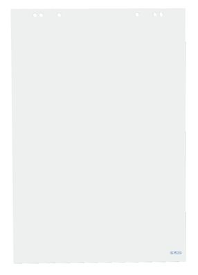 Herlitz Flipchartblock / Größe: 68x99cm / 20 Blatt / blanko